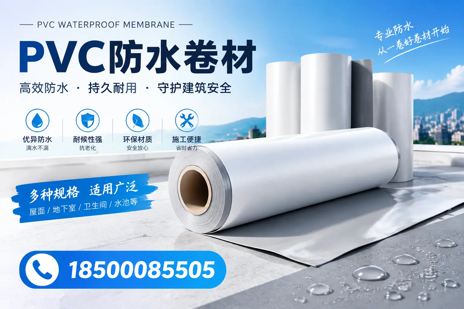 如何选择适合的PVC防水卷材？专家为您解答秦皇岛的需求